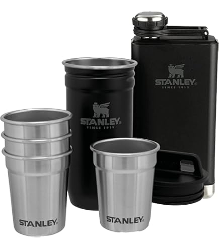 STANLEY Pre-Party Flask 8 OZ Plum : Amazon.co.uk: Home & Kitchen